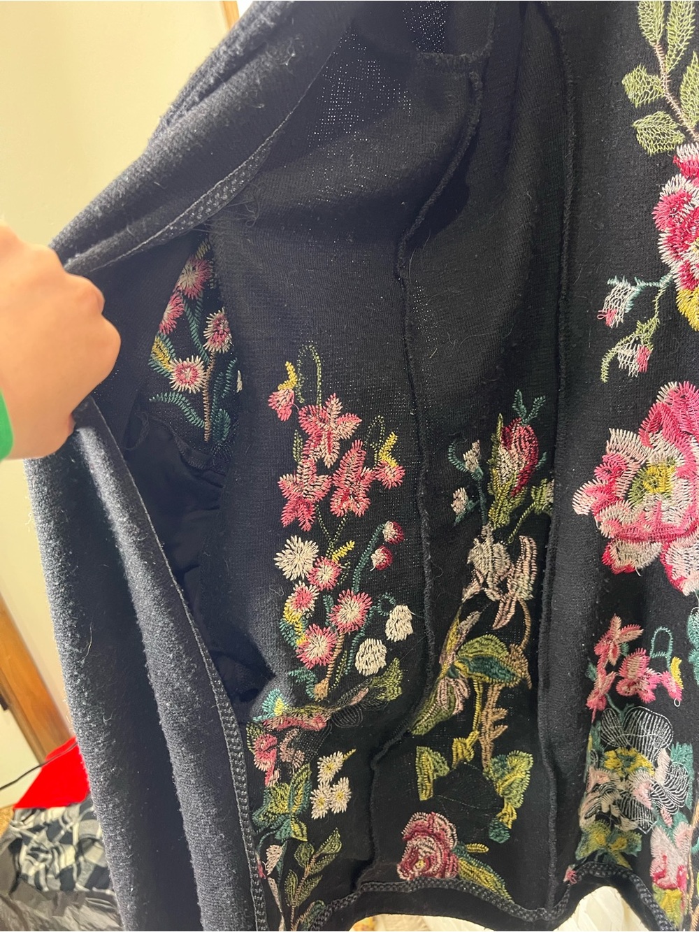 Johnny Was Biya Embroidered Floral Cardigan / Duster – Size Large - Picture 10 of 17